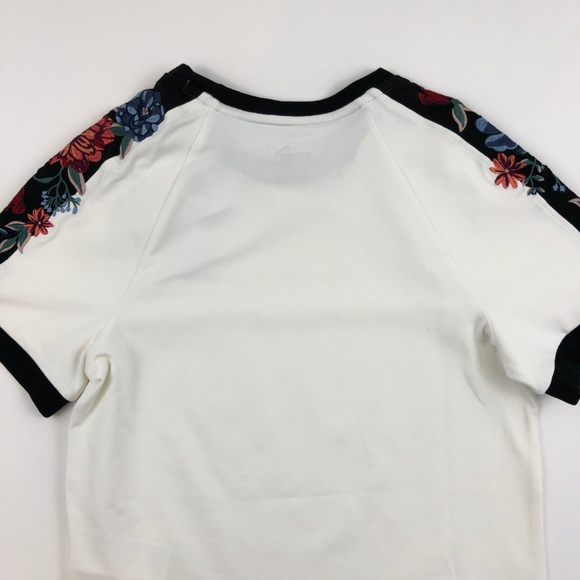 Puma Embellished T7 Shirt Women's White L - Picture 5 of 8